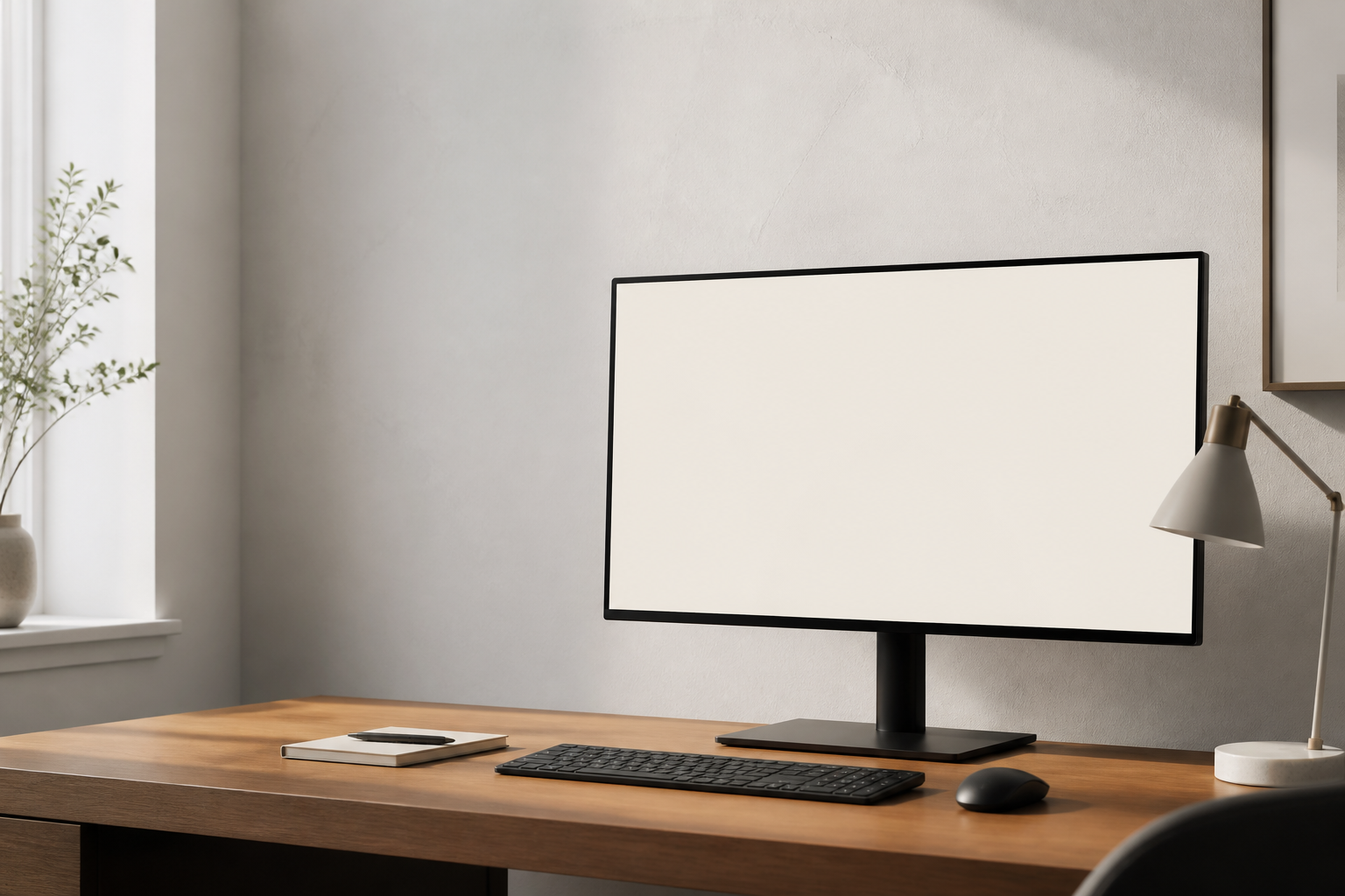 一张安静整洁的 Windows 桌面工作区照片